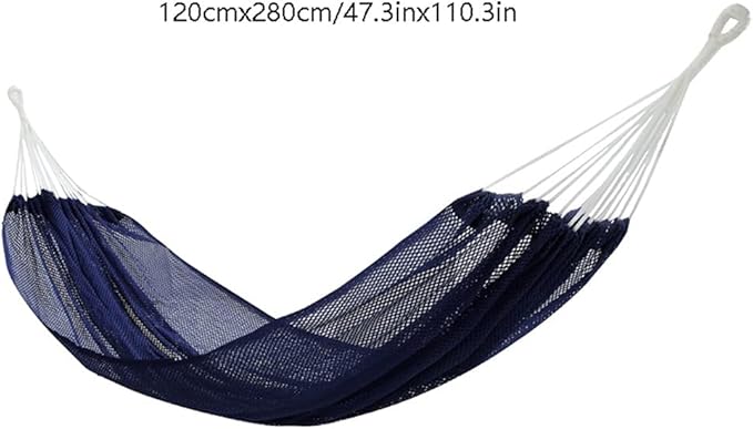 Portable Hammock Portable Camping Hammock Swing Bed Hammocks Outdoor Hanging for Beach Garden Backyard for Backpacking Beach (Color : Black)