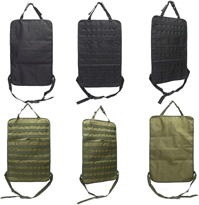 Outdoor Tactical Molle Gear Holder Article Storage Pack Molle Pouch Car Seat Back Organizer