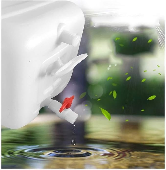 FIXARE 145L Camping Water Container Extra Thick Plastic Water Tank Large Capacity Water Storage Container with Lid for Outdoors Hiking Camping