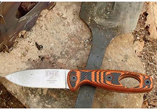 ESEE Xancudo S35V Orange/Black G-10 3D Handle Black Sheath