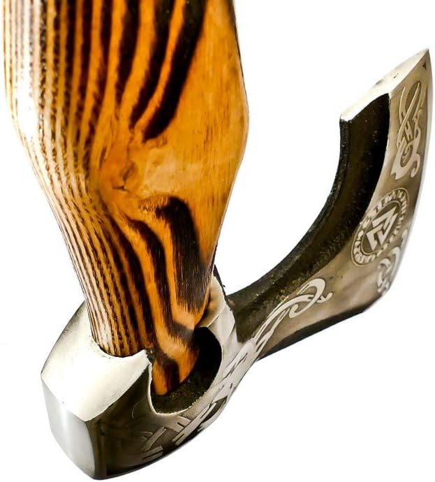 Custom Handmade Stainless Steel Viking Axe with Gorgeous and Solid Wood Handle (EX-1106)