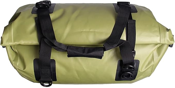 Large Waterproof Duffle Travel Dry Duffel Bag Heavy Duty Bag with Durable Straps &amp Handle for Fishing (Color : Green)