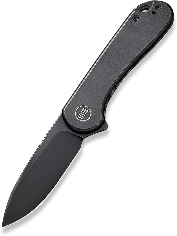 WE Knife Elementum 18062X-3 Black 20CV Stainless Steel and Black Titanium Pocket Knives WE18062X-3