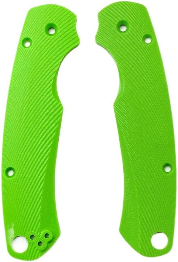 1 Pair Custom G10 Scales Handle in Green Color Fits for C81 DIY Making Handle Patch Replacement Accessory