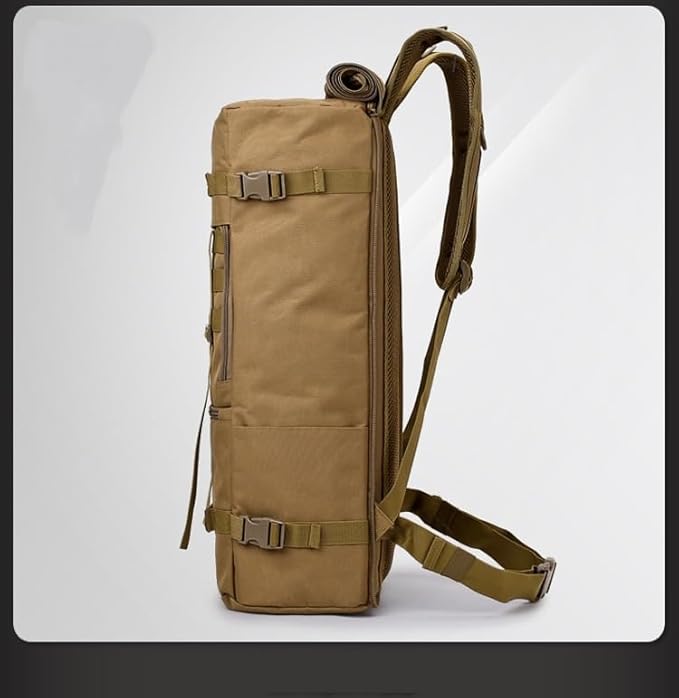 Tactical Backpack Military Molle Hiking Travel outdoor brown