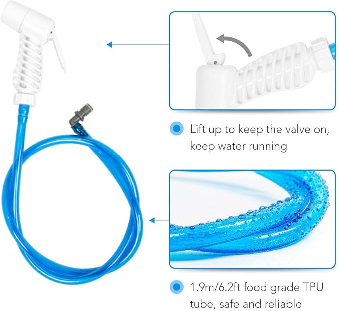Portable Pressure Camping Shower Portable Camping Shower Bag 12L/3.17 Gallons Solar Waterproof Portable Outside Shower Bag with Protable Water Pump and Shower Hose