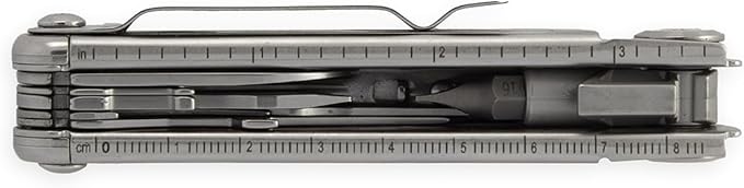 Treeline Multi-Tool – 8-in-1 Compact Outdoor Tool for Hiking Camping &amp Everyday Carry | Lightweight Durable Includes Knife Saw Can/Bottle Opener Scissors.