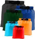 HANABASS 6pcs Dry Compression Pouch Set for Outdoor Adventure Multi Drifting Bags for Kayaking Hiking and Camping and Wear-resistant Storage