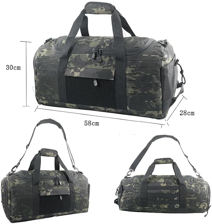 Outdoor Sports Hiking Sling Bag Shoulder Pack Camouflage Tactical Carry Bag - Tan
