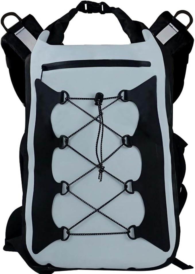 30L Dry Bag Backpack. Premium Waterproof Backpack with Padded Shoulder Straps. PVC Construction. Keep Your Gear Dry