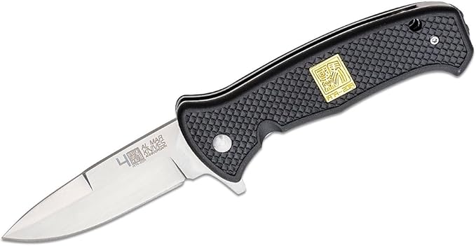 Al Mar Knives - Knife 40THS LLSA D2 58HRC Satin 3.6IN TRAD GLNYLON