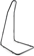Tangkula Hammock Chair Stand Heavy-Duty Metal Hammock Swing Stand with Safety Hook &amp Sturdy Chain for Hanging Chair Capacity Indoor Outdoor Hammock Chair Stand Only