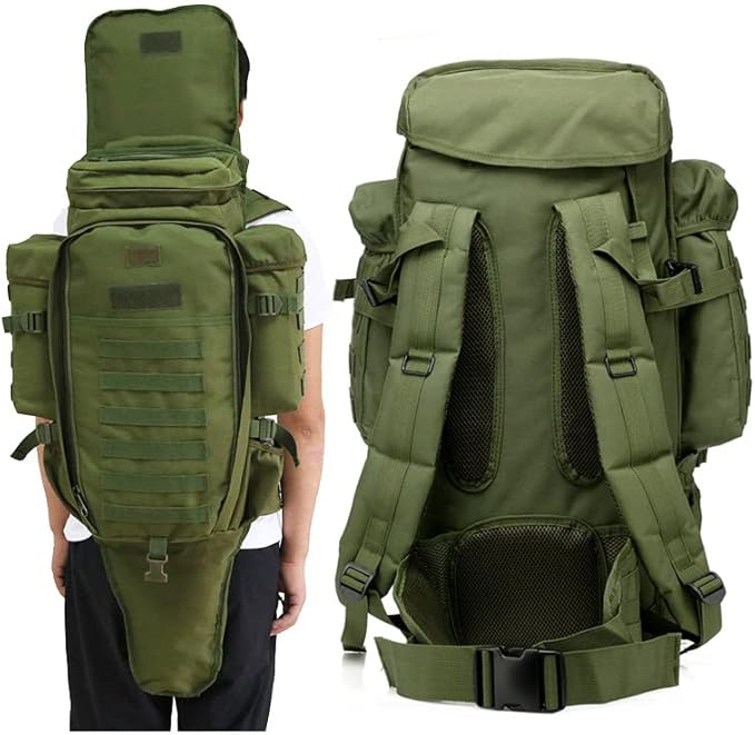 YABOO Tactical Combat Camouflage Bag Outdoor Sports Pack Rucksack Knapsack Molle Hiking Backpack