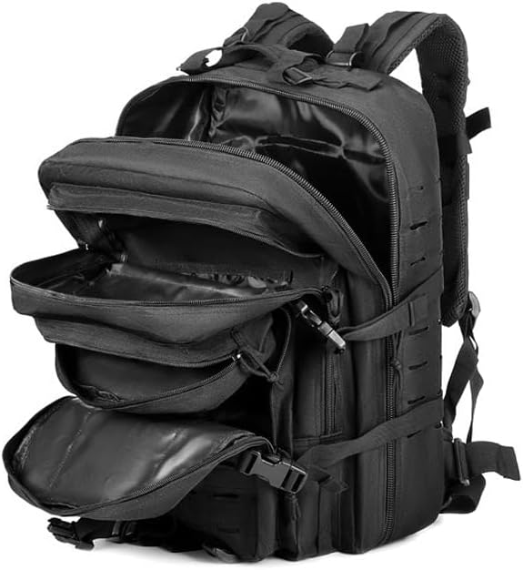 Outdoor Sports Pack Hiking Bag Tactical Rucksack Camo Knapsack Combat Camouflage Tactical Molle Backpack - ACU