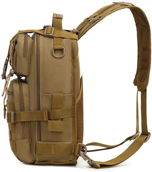Tactical Backpack Military Molle Hiking 36-55L Outdoor bag trekking touring fishing black camouflage