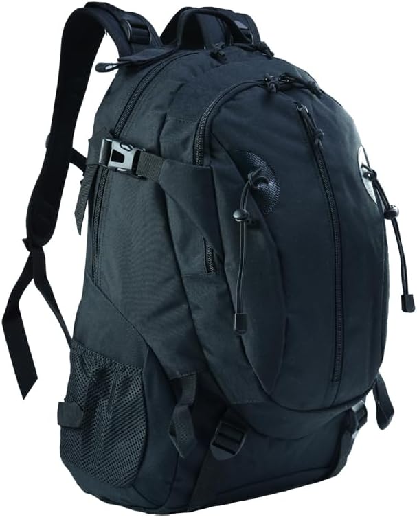 Tactical Military Assault 30L Travel Backpack Army 3-Day Assault Pack for Camping Hunting Trekking Outdoor Survival Range Molle Bag with Multi-Compartment Storage Black