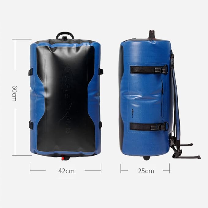 LANGWEI Waterproof Duffel Bag Large 65L Waterproof Insulated Backpack Marine Dry Bags for KayakingFishingHikingCampingClimbing