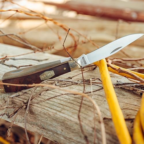 Old Timer 96OT Bearhead Trapper 2-Blade Folding Pocket Knife with Field Pick
