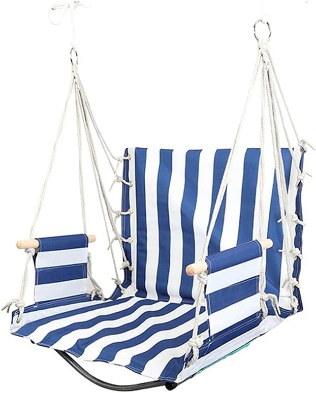 Portable Hammock Portable Camping Hammock Striped hammut Chair Outdoor Indoor Garden Dormitory Bedroom Hanging Chair for Backpacking Beach (Color : B)