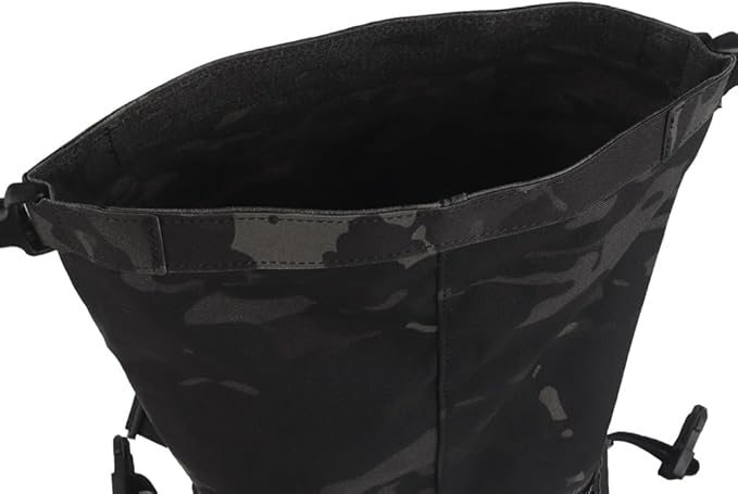 Tactical Chest Rig Expansion PackLarge Capacity MOLLE Admin Open Top PouchWaist Bag Expansion Pack for Split Chest Pack