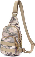Sunnystacticalgear Outdoor Sports Hiking Sling Bag Shoulder Pack Camouflage Tactical Molle Chest Bag - CP