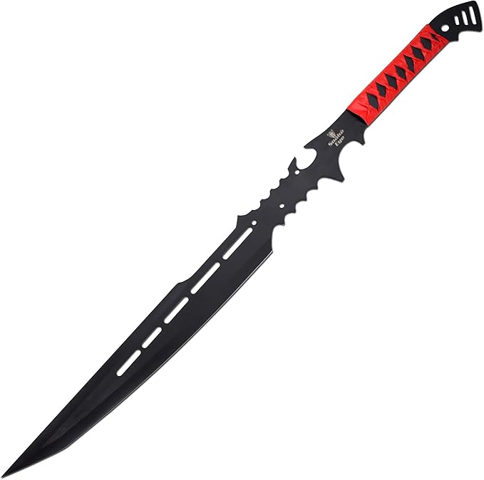 Snake Eye Tactical Fantasy Sword w/Nylon Sheath Machete Outdoors Camping