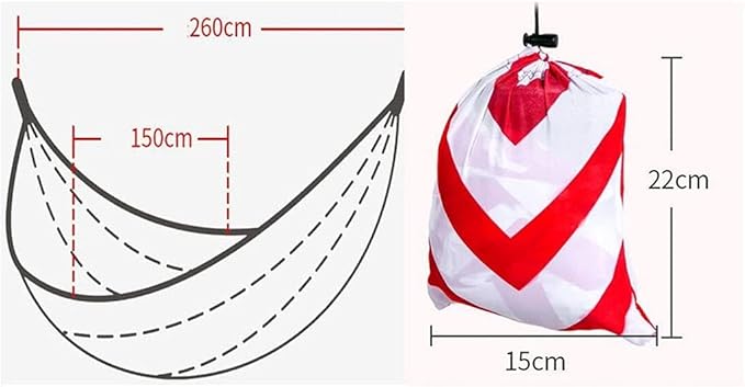 Portable Hammock Outdoor Swing Print Hammocks Backpacking &amp Camping Equipment Hammock That Holds 500lbs for Backpacking Beach (Color : E)