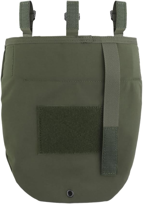 Tactical Belt Roll up Dump Pouch Foldable Tool Bag Pack for Airsoft Hiking Mag Pouch Accessory
