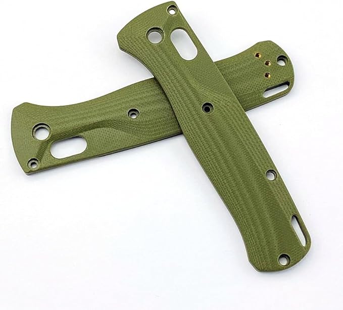 1 Pair Scales Handle Fits for Benchmade Bugout 535 Custom G10 Handle Patch Replacement