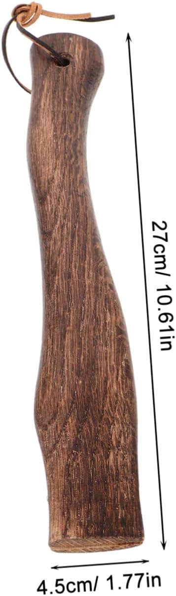 BESPORTBLE 2pcs Wooden Hatchet Handle Replacement Ergonomic Grip for Camp Axe for Easy Installation and Comfortable Use