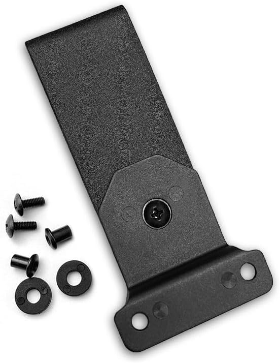 1Set 360 Degree Rotatable Belt Clip Replacement with Screws Fit for Kydex Sheath Knife Case