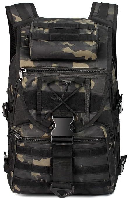 Tactical Backpack Military Molle Hiking 40L Outdoor camouflage travel camping tactical black camouflage