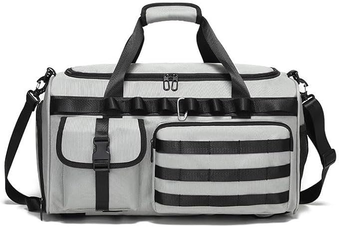Outdoor Sports Hiking Sling Bag Shoulder Gear Pack Range Bag Molle Camouflage Tactical Versipack - Gray