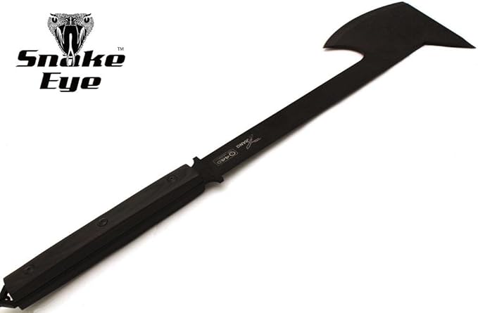 Snake Eye Tactical Heavy Duty Full Tang Handmade Super Axe w/G-10 Handle Outdoors Hunting Camping Fishing