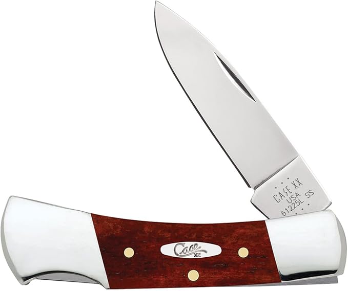 Case XX WR Pocket Knife Lockback Smooth Chestnut Bone Item #28912 (61225L SS) 3 Inches Closed