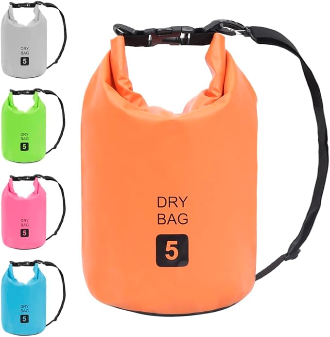 YAFF Dry Bag Orange 1.3 gal PVC (1.21lbs)
