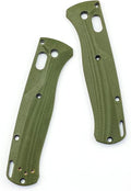 1 Pair Custom G10 Scales Handle Replacement Fits for Bugout 535 DIY Making Accessory(Green)