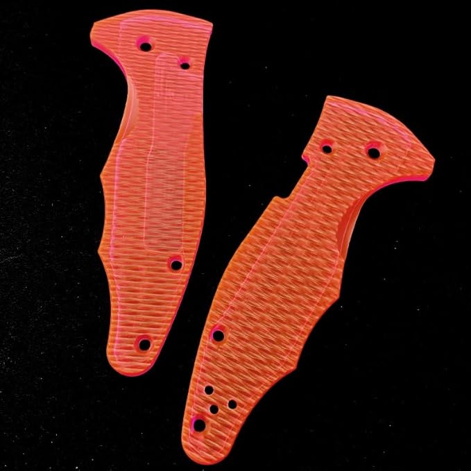 1Pair Custom Acrylic Scales Fits for Yojimbo 2 C85 Clear Handle Patch DIY Replacement