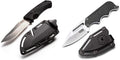 SOG 2.3 Boot Knife and 4 Tactical Knife Bundle with Sheaths - Neck Belt Boot EDC and Hunting Knives