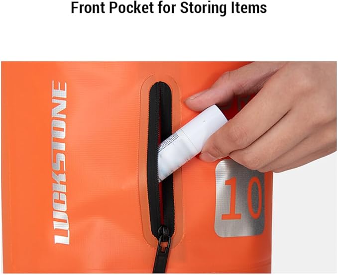 Waterproof Dry Bag Dry Bags For Kayaking Waterproof Dry Bag 10L/20L Large-Capacity Bucket Bag With Shoulder Straps Lightweight Backpack For Rafting Swimming Kayaking Camping