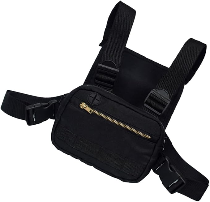 Compact Chest Pack Mobile Phone Accessories Bag Pouches Front Pouch Fashion Vest Bag for Outdoor Activities