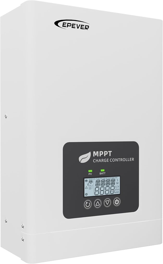 Epever 80A Mppt Solar Charge Controller TEP Series 12v/24v/48v Battery System Max PV 150V Works with Lifepo4 Batteries