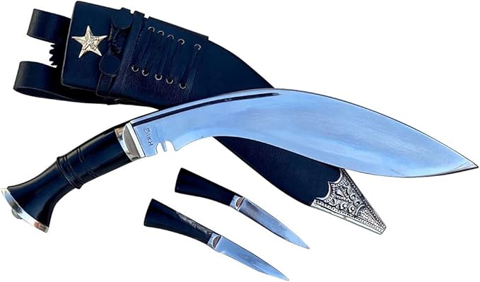 Kukri - BSI Historical Khukri - British Army Service No. 1 Khukuri With Sheath - Knife - High Carbon Steel Hand Forged Blade in Nepal
