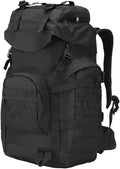 Genérico Compatible For 60L Men Military Bag Tactical Backpack Climbing Mountaineering Sport Outdoor(Black B)