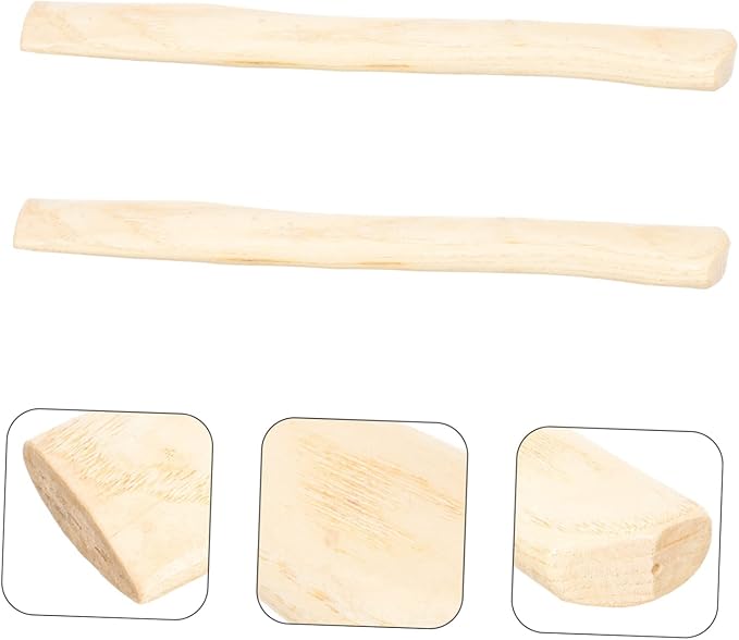 Shovel Handle Replacement Camping Hatchet 6 Pcs Ax Handle Mini Wooden Camping Ax Hoe Replacement Grip Wood Handle Replacement(As Shownx5pcs38x4.4cmx4pcs)