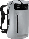 Generic Outdoor PVC Waterproof Dry Backpack Water Floating Bag Roll Top Sack Dry Backpack Waterproof Surfing Swimming Kayaking (Grey35L)