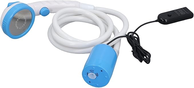Portable Outdoor Shower Electric Shower Pump USB C Portable Shower with Multiple Spray Modes for Camping Hiking Traveling Pet and Garden Watering