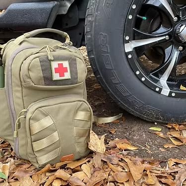 ROARING FIRE Brushfire Tactical Backpack Military Molle Rucksack Water-Resistant Hiking Backpack for Men Large Assault Pack for Hunting Travel Survival Bug Out Bag