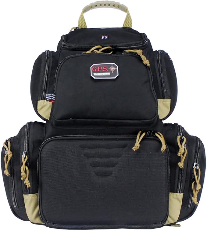 G5 Outdoors G.P.S. Handgunner Range Backpack Black/Tan