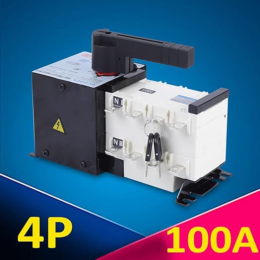 63A 2P Dual Power Automatic Transfer Switch 110V Generator Changeover Switch 50HZ/60HZ